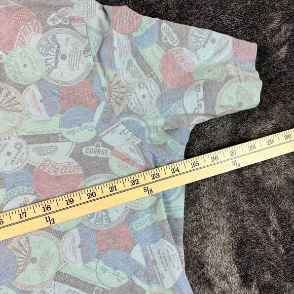 Peter Millar Crown Crafted Tailored Fit Ace Disc Pique Golf Polo Men's XL AOP - Picture 5 of 10